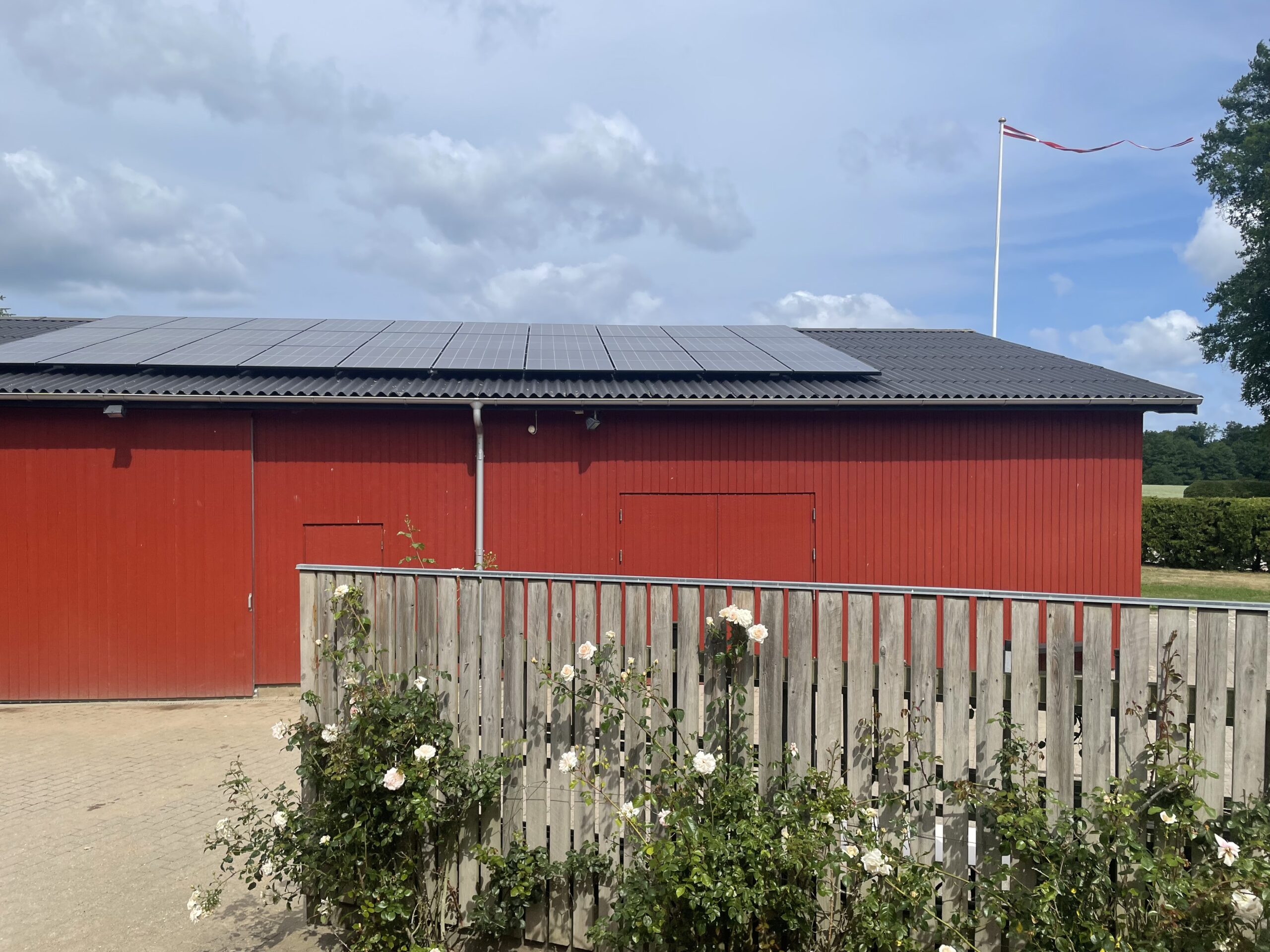 solceller til privat gård