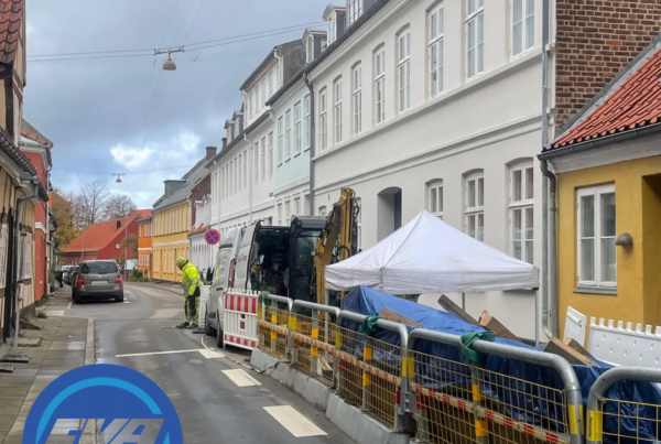 graver til fjernvarme i Strandgade